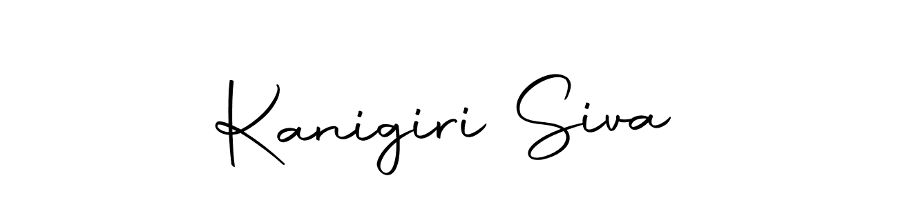 How to make Kanigiri Siva signature? Autography-DOLnW is a professional autograph style. Create handwritten signature for Kanigiri Siva name. Kanigiri Siva signature style 10 images and pictures png
