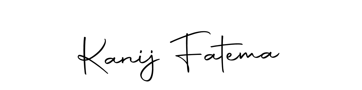 How to make Kanij Fatema name signature. Use Autography-DOLnW style for creating short signs online. This is the latest handwritten sign. Kanij Fatema signature style 10 images and pictures png