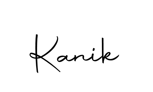 You should practise on your own different ways (Autography-DOLnW) to write your name (Kanik) in signature. don't let someone else do it for you. Kanik signature style 10 images and pictures png