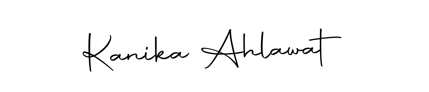 How to make Kanika Ahlawat signature? Autography-DOLnW is a professional autograph style. Create handwritten signature for Kanika Ahlawat name. Kanika Ahlawat signature style 10 images and pictures png