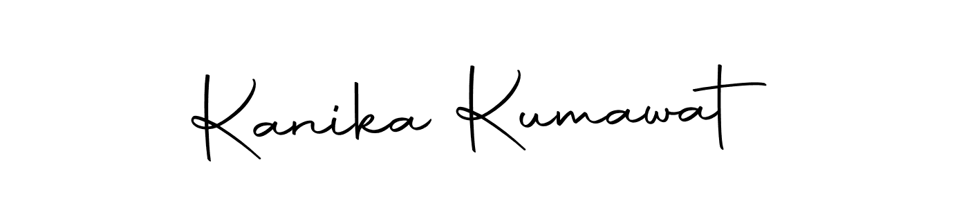 You should practise on your own different ways (Autography-DOLnW) to write your name (Kanika Kumawat) in signature. don't let someone else do it for you. Kanika Kumawat signature style 10 images and pictures png