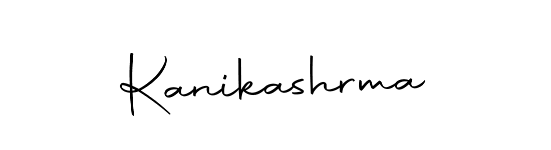 Use a signature maker to create a handwritten signature online. With this signature software, you can design (Autography-DOLnW) your own signature for name Kanikashrma. Kanikashrma signature style 10 images and pictures png