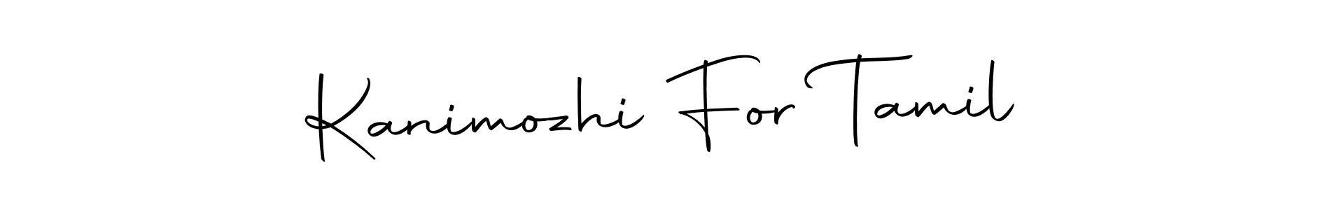 Also You can easily find your signature by using the search form. We will create Kanimozhi For Tamil name handwritten signature images for you free of cost using Autography-DOLnW sign style. Kanimozhi For Tamil signature style 10 images and pictures png
