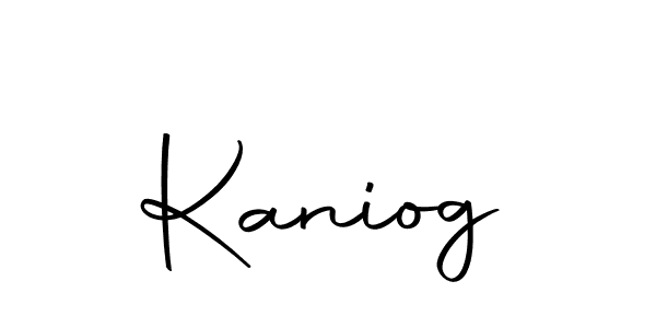 Here are the top 10 professional signature styles for the name Kaniog. These are the best autograph styles you can use for your name. Kaniog signature style 10 images and pictures png