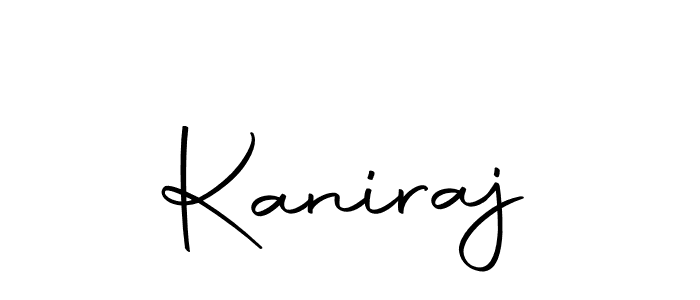 Design your own signature with our free online signature maker. With this signature software, you can create a handwritten (Autography-DOLnW) signature for name Kaniraj. Kaniraj signature style 10 images and pictures png