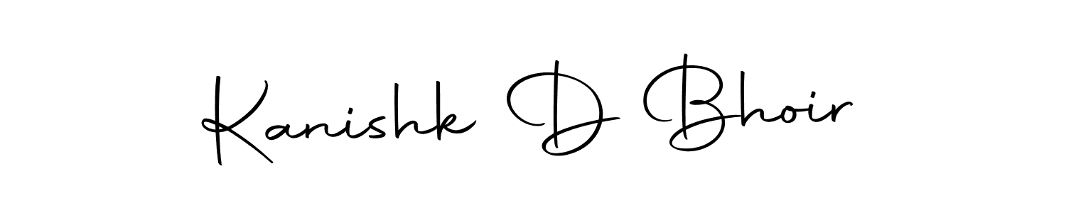 if you are searching for the best signature style for your name Kanishk D Bhoir. so please give up your signature search. here we have designed multiple signature styles  using Autography-DOLnW. Kanishk D Bhoir signature style 10 images and pictures png