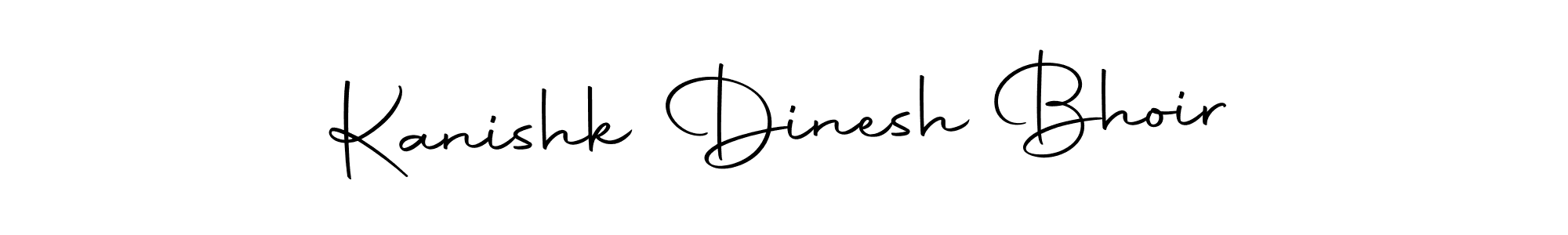 How to make Kanishk Dinesh Bhoir signature? Autography-DOLnW is a professional autograph style. Create handwritten signature for Kanishk Dinesh Bhoir name. Kanishk Dinesh Bhoir signature style 10 images and pictures png