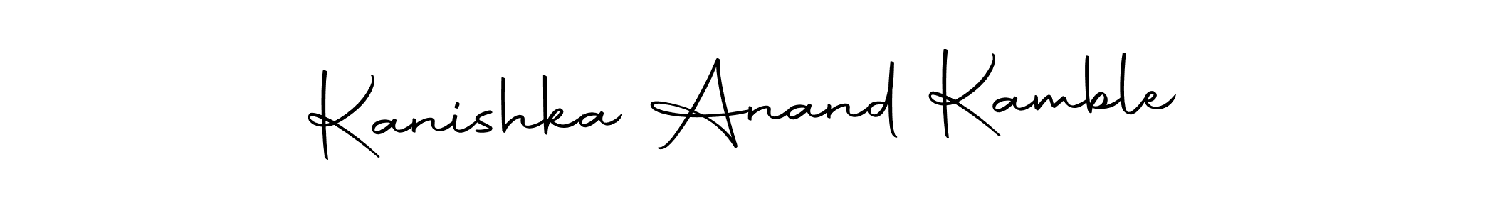 Make a beautiful signature design for name Kanishka Anand Kamble. Use this online signature maker to create a handwritten signature for free. Kanishka Anand Kamble signature style 10 images and pictures png