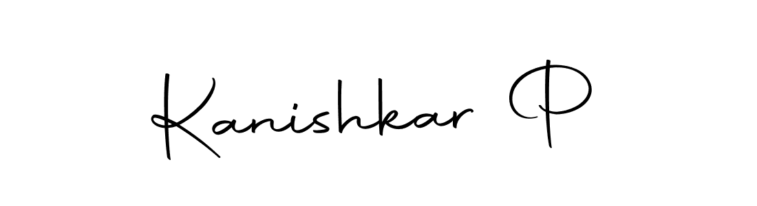 Make a beautiful signature design for name Kanishkar P. With this signature (Autography-DOLnW) style, you can create a handwritten signature for free. Kanishkar P signature style 10 images and pictures png