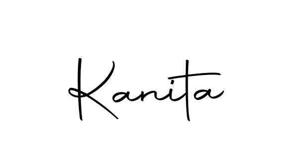 How to make Kanita name signature. Use Autography-DOLnW style for creating short signs online. This is the latest handwritten sign. Kanita signature style 10 images and pictures png