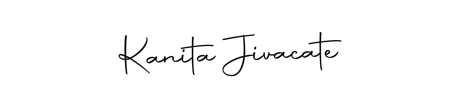 Make a short Kanita Jivacate signature style. Manage your documents anywhere anytime using Autography-DOLnW. Create and add eSignatures, submit forms, share and send files easily. Kanita Jivacate signature style 10 images and pictures png