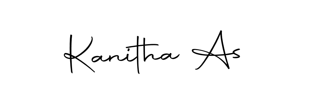 Make a short Kanitha As signature style. Manage your documents anywhere anytime using Autography-DOLnW. Create and add eSignatures, submit forms, share and send files easily. Kanitha As signature style 10 images and pictures png