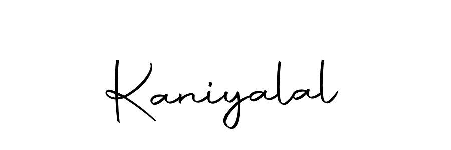 Create a beautiful signature design for name Kaniyalal. With this signature (Autography-DOLnW) fonts, you can make a handwritten signature for free. Kaniyalal signature style 10 images and pictures png