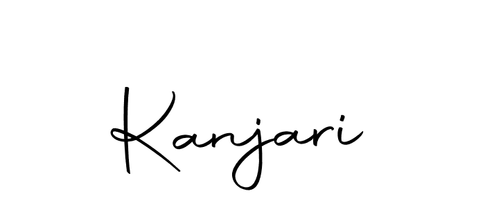 Design your own signature with our free online signature maker. With this signature software, you can create a handwritten (Autography-DOLnW) signature for name Kanjari. Kanjari signature style 10 images and pictures png