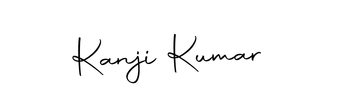Create a beautiful signature design for name Kanji Kumar. With this signature (Autography-DOLnW) fonts, you can make a handwritten signature for free. Kanji Kumar signature style 10 images and pictures png