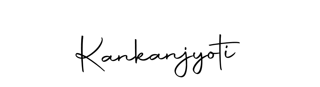 You should practise on your own different ways (Autography-DOLnW) to write your name (Kankanjyoti) in signature. don't let someone else do it for you. Kankanjyoti signature style 10 images and pictures png