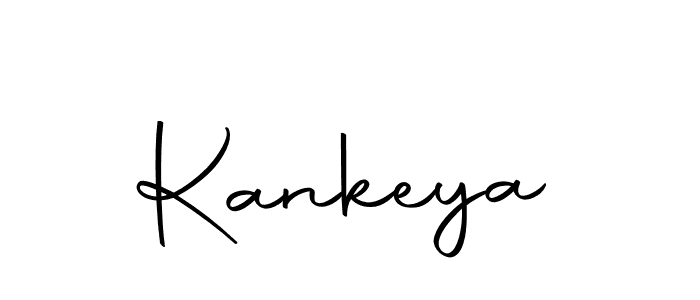 Use a signature maker to create a handwritten signature online. With this signature software, you can design (Autography-DOLnW) your own signature for name Kankeya. Kankeya signature style 10 images and pictures png