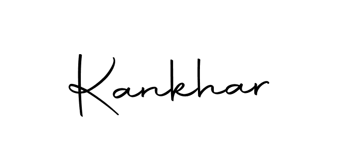 You can use this online signature creator to create a handwritten signature for the name Kankhar. This is the best online autograph maker. Kankhar signature style 10 images and pictures png