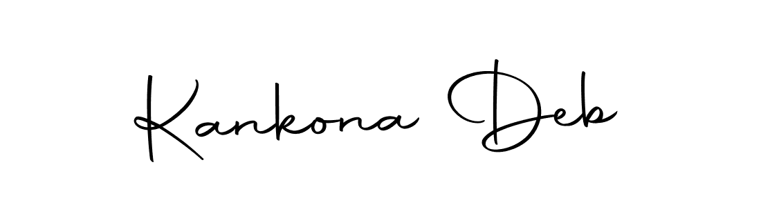 Make a short Kankona Deb signature style. Manage your documents anywhere anytime using Autography-DOLnW. Create and add eSignatures, submit forms, share and send files easily. Kankona Deb signature style 10 images and pictures png