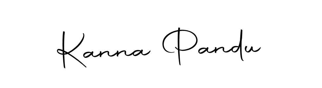 The best way (Autography-DOLnW) to make a short signature is to pick only two or three words in your name. The name Kanna Pandu include a total of six letters. For converting this name. Kanna Pandu signature style 10 images and pictures png