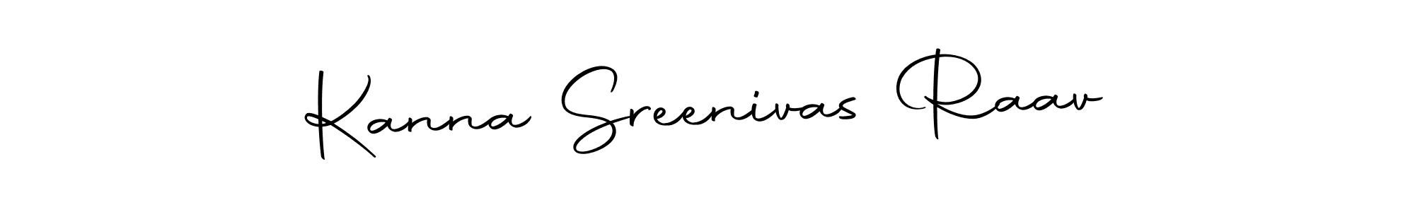 Also we have Kanna Sreenivas Raav name is the best signature style. Create professional handwritten signature collection using Autography-DOLnW autograph style. Kanna Sreenivas Raav signature style 10 images and pictures png