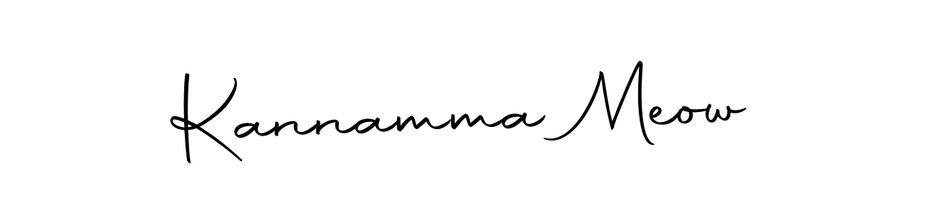 How to make Kannamma Meow signature? Autography-DOLnW is a professional autograph style. Create handwritten signature for Kannamma Meow name. Kannamma Meow signature style 10 images and pictures png