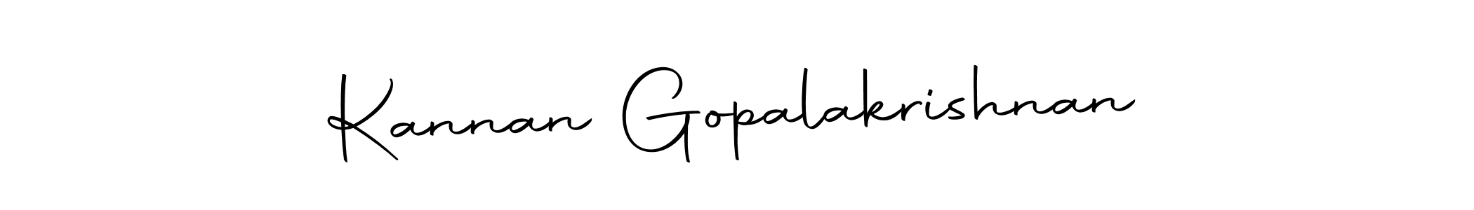 How to make Kannan Gopalakrishnan name signature. Use Autography-DOLnW style for creating short signs online. This is the latest handwritten sign. Kannan Gopalakrishnan signature style 10 images and pictures png