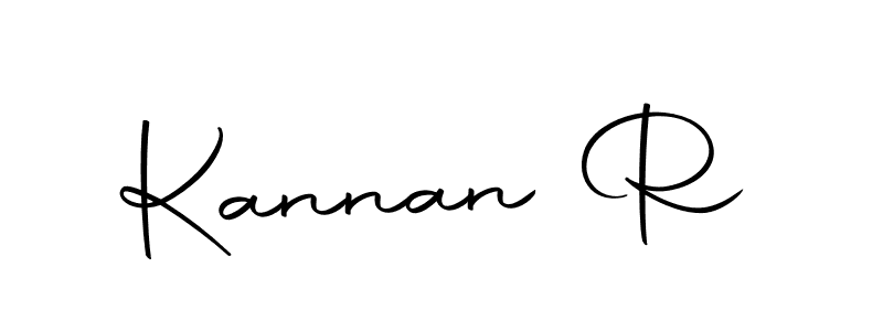 Make a beautiful signature design for name Kannan R. With this signature (Autography-DOLnW) style, you can create a handwritten signature for free. Kannan R signature style 10 images and pictures png