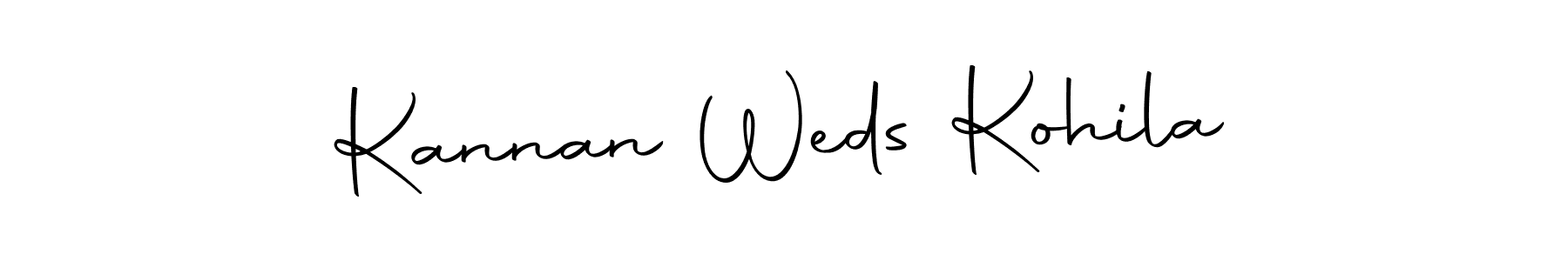 Similarly Autography-DOLnW is the best handwritten signature design. Signature creator online .You can use it as an online autograph creator for name Kannan Weds Kohila. Kannan Weds Kohila signature style 10 images and pictures png
