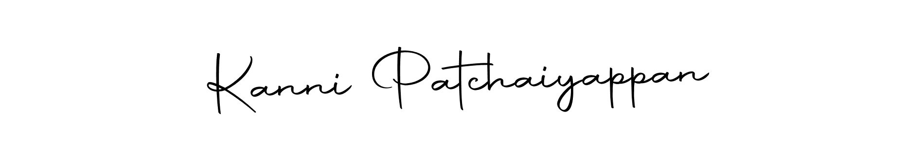Kanni Patchaiyappan stylish signature style. Best Handwritten Sign (Autography-DOLnW) for my name. Handwritten Signature Collection Ideas for my name Kanni Patchaiyappan. Kanni Patchaiyappan signature style 10 images and pictures png