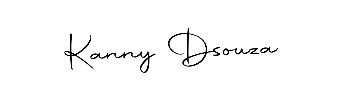 Design your own signature with our free online signature maker. With this signature software, you can create a handwritten (Autography-DOLnW) signature for name Kanny Dsouza. Kanny Dsouza signature style 10 images and pictures png