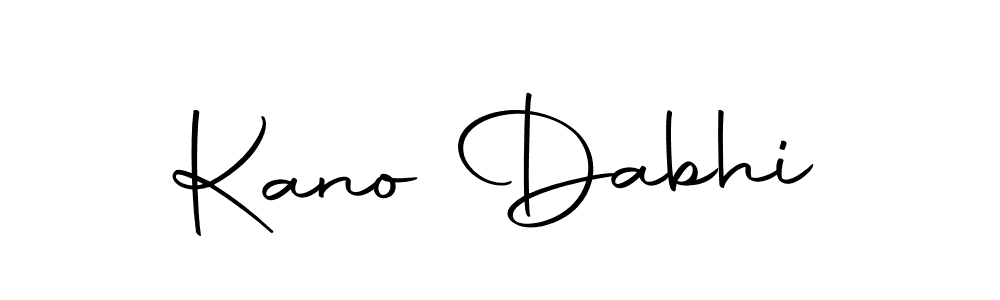 Make a beautiful signature design for name Kano Dabhi. With this signature (Autography-DOLnW) style, you can create a handwritten signature for free. Kano Dabhi signature style 10 images and pictures png