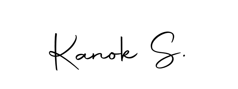 It looks lik you need a new signature style for name Kanok S.. Design unique handwritten (Autography-DOLnW) signature with our free signature maker in just a few clicks. Kanok S. signature style 10 images and pictures png