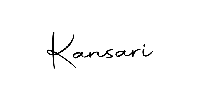 You should practise on your own different ways (Autography-DOLnW) to write your name (Kansari) in signature. don't let someone else do it for you. Kansari signature style 10 images and pictures png