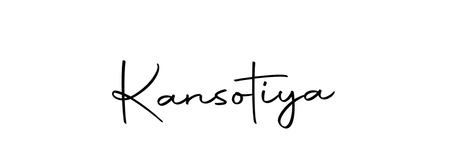 How to make Kansotiya name signature. Use Autography-DOLnW style for creating short signs online. This is the latest handwritten sign. Kansotiya signature style 10 images and pictures png