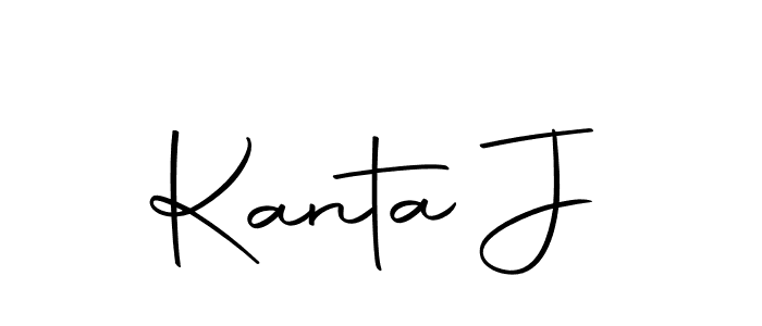 The best way (Autography-DOLnW) to make a short signature is to pick only two or three words in your name. The name Kanta J include a total of six letters. For converting this name. Kanta J signature style 10 images and pictures png
