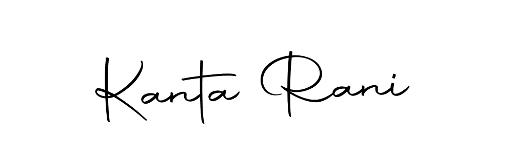 Create a beautiful signature design for name Kanta Rani. With this signature (Autography-DOLnW) fonts, you can make a handwritten signature for free. Kanta Rani signature style 10 images and pictures png