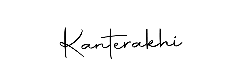 Design your own signature with our free online signature maker. With this signature software, you can create a handwritten (Autography-DOLnW) signature for name Kanterakhi. Kanterakhi signature style 10 images and pictures png