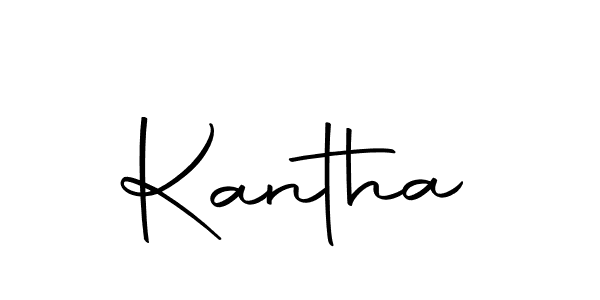 You should practise on your own different ways (Autography-DOLnW) to write your name (Kantha) in signature. don't let someone else do it for you. Kantha signature style 10 images and pictures png