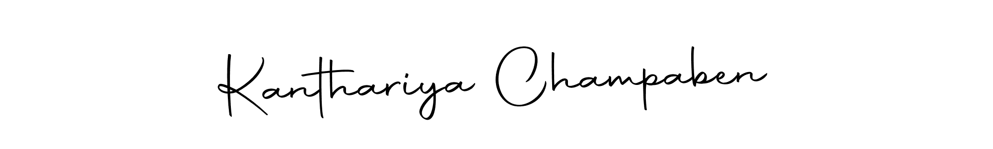 if you are searching for the best signature style for your name Kanthariya Champaben. so please give up your signature search. here we have designed multiple signature styles  using Autography-DOLnW. Kanthariya Champaben signature style 10 images and pictures png