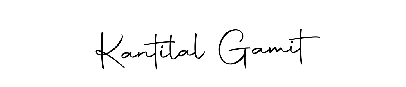 Design your own signature with our free online signature maker. With this signature software, you can create a handwritten (Autography-DOLnW) signature for name Kantilal Gamit. Kantilal Gamit signature style 10 images and pictures png