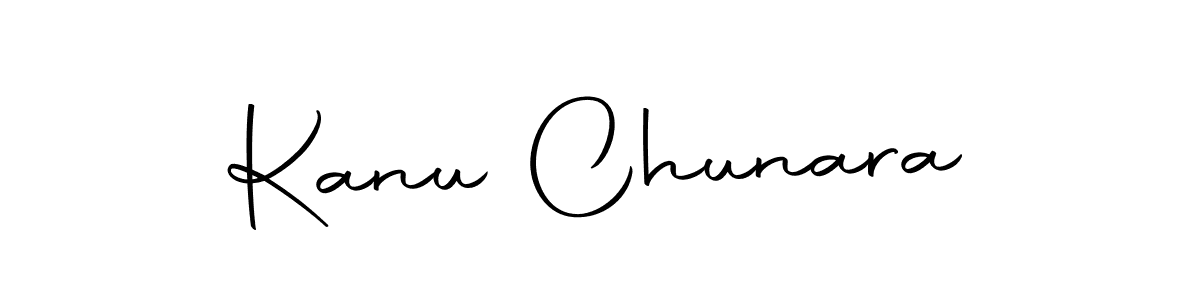 How to make Kanu Chunara name signature. Use Autography-DOLnW style for creating short signs online. This is the latest handwritten sign. Kanu Chunara signature style 10 images and pictures png