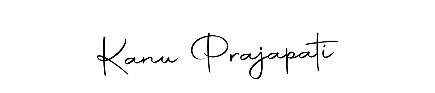 Use a signature maker to create a handwritten signature online. With this signature software, you can design (Autography-DOLnW) your own signature for name Kanu Prajapati. Kanu Prajapati signature style 10 images and pictures png