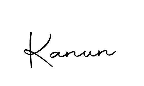 You should practise on your own different ways (Autography-DOLnW) to write your name (Kanun) in signature. don't let someone else do it for you. Kanun signature style 10 images and pictures png