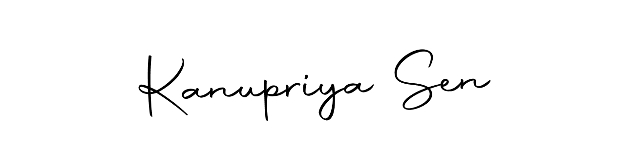 Create a beautiful signature design for name Kanupriya Sen. With this signature (Autography-DOLnW) fonts, you can make a handwritten signature for free. Kanupriya Sen signature style 10 images and pictures png