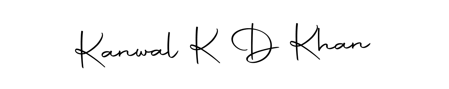 Make a beautiful signature design for name Kanwal K D Khan. With this signature (Autography-DOLnW) style, you can create a handwritten signature for free. Kanwal K D Khan signature style 10 images and pictures png