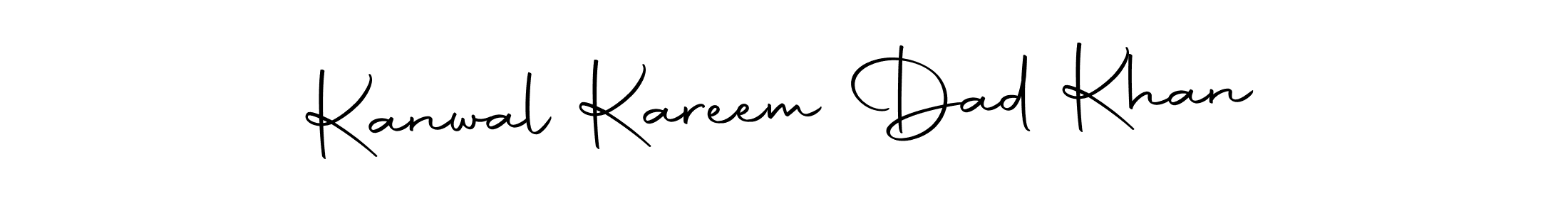 if you are searching for the best signature style for your name Kanwal Kareem Dad Khan. so please give up your signature search. here we have designed multiple signature styles  using Autography-DOLnW. Kanwal Kareem Dad Khan signature style 10 images and pictures png