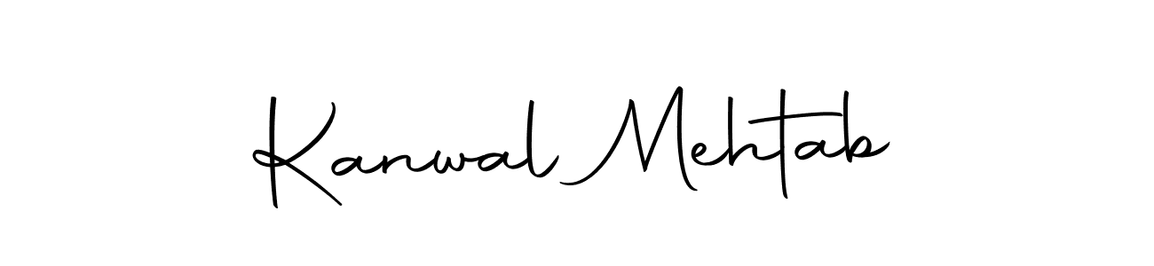 How to make Kanwal Mehtab name signature. Use Autography-DOLnW style for creating short signs online. This is the latest handwritten sign. Kanwal Mehtab signature style 10 images and pictures png