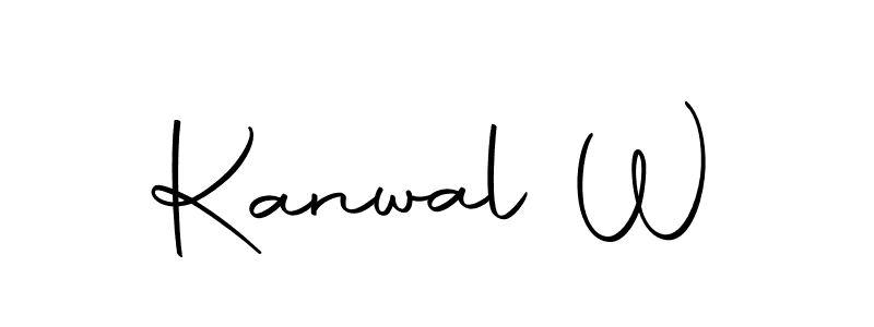 It looks lik you need a new signature style for name Kanwal W. Design unique handwritten (Autography-DOLnW) signature with our free signature maker in just a few clicks. Kanwal W signature style 10 images and pictures png