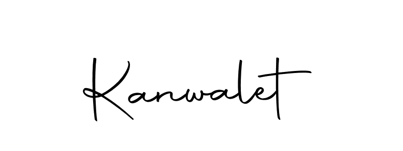 How to make Kanwalet signature? Autography-DOLnW is a professional autograph style. Create handwritten signature for Kanwalet name. Kanwalet signature style 10 images and pictures png